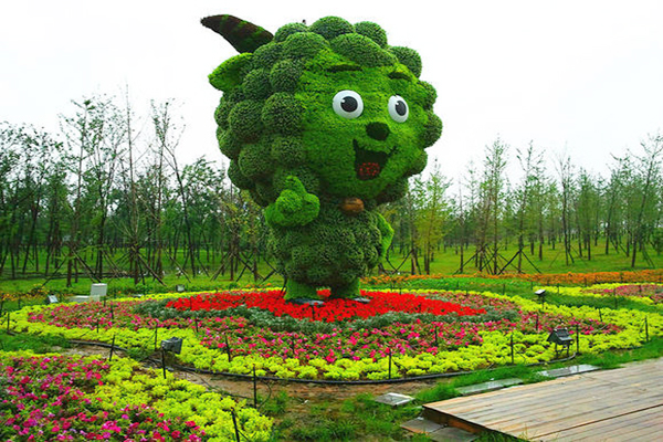 沈陽仿真植物造景，永不凋零的視覺盛宴 